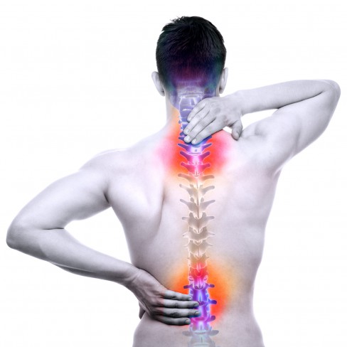 durere de-a lungul coloanei vertebrale din dreapta)